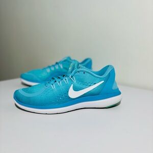 Nike Flex 2017 RN Women's Running Shoes Polarized Blue 898476-400 | Size 8